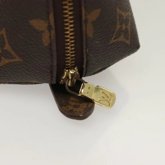 LOUIS VUITTON Monogram Trousse Demi Ronde Cosmetic Pouch M47520 LV Auth bs26999 - Picture 8 of 15
